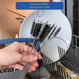 Cleaning Brushes for Coffee Machine, Bottle, Tube, Straw, Glasses, Keyboards, Jewelry - 10pcs/set Cleaning Tools