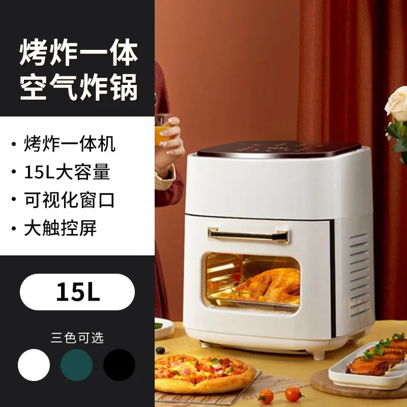 air fryer with safety and overheating protection, household large capacity french fry machine, multifunctional electric fryer
