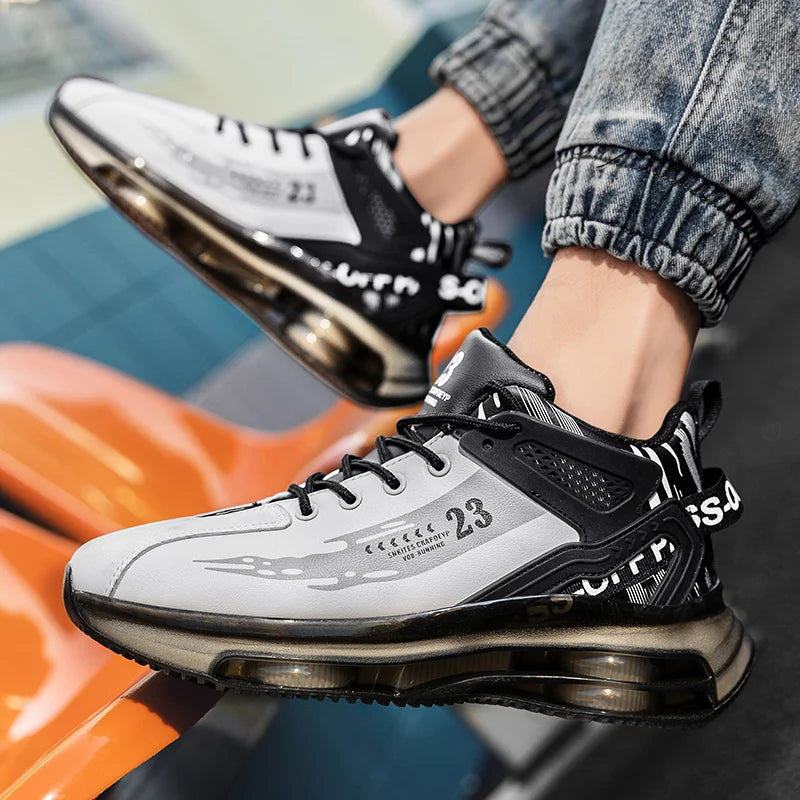 Men Sneaker Shoes Casual Sports Basketball Shoes for Men High Top Male Running Shoes Walking Style Shoes Fashion Footwear