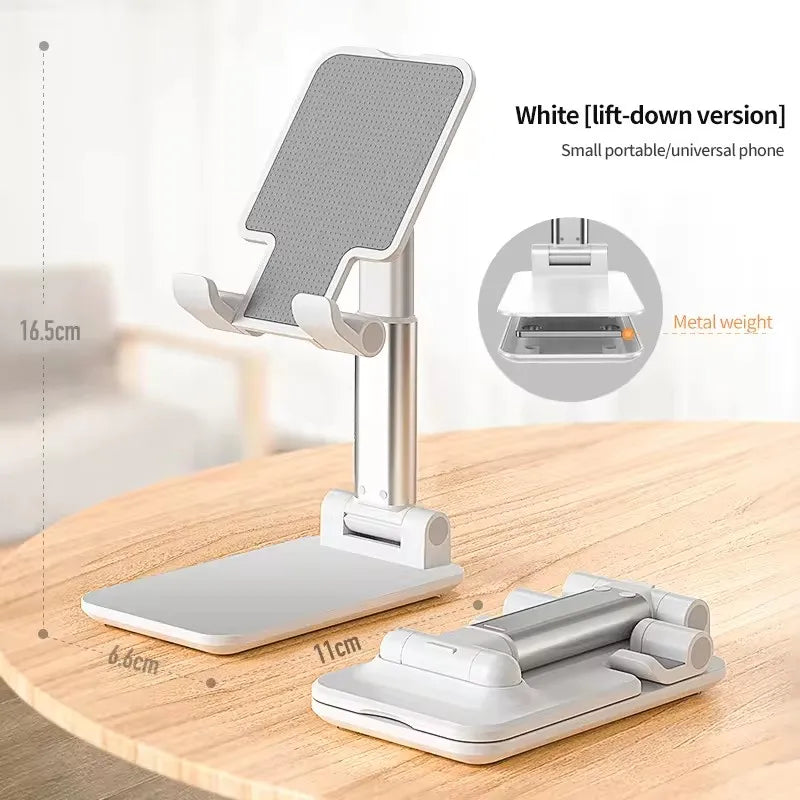 Desk Mobile Phone Holder Stand For IPhone IPad easyown Adjustable Desktop Tablet Holder Universal Table Cell Phone Stand