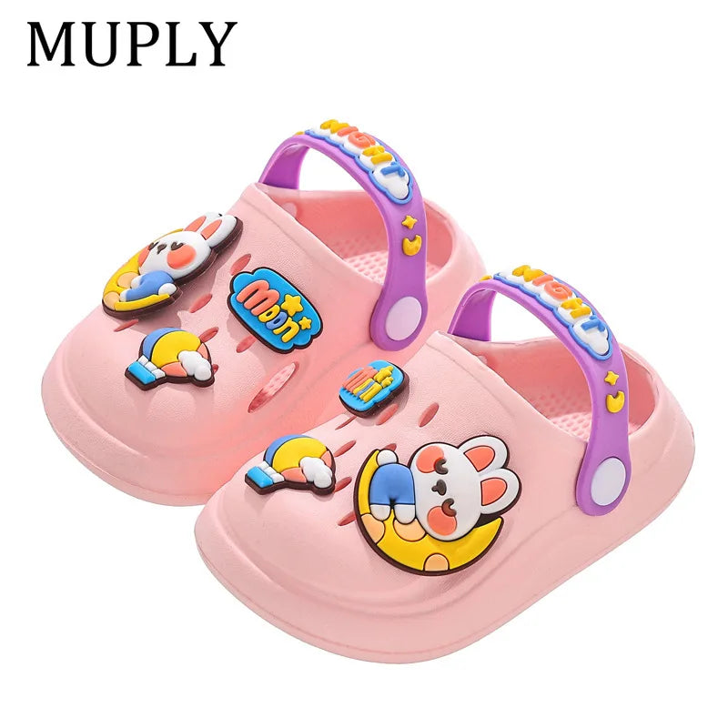 Cute Cartoon Children Slippers Breathable and Anti-slip EVA Soft Bottom for Boys and Girls Slippers Kids Shoes
