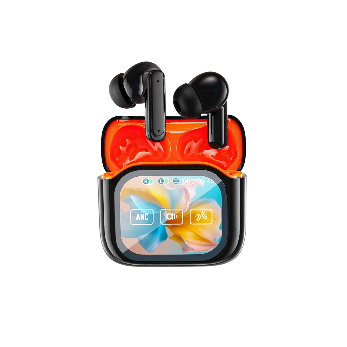 AI Language Translation Earbuds 144 Languages Real Time Translator In Ear LCD Touchscreen HD Sound Noise Canceling Wireless