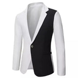 Blazers Masculino Homme Slim Fit for Men, 2025 Stylish Casual Solid Blazer, Business Wedding Party Outwear Coat Suit Top Regular