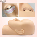 1pc Fake Head Mould Mannequin Head Training Makeup Model Rubber Eye Facial Eyelash Eyelash Extension Makeup Practice Heads