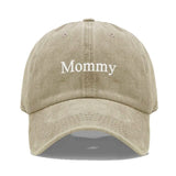Daddy & Mommy Baseball Cap for Men & Women Unisex Soft Washed Cotton Embroidery Baseball Hats For Father's Mother's Day gifts