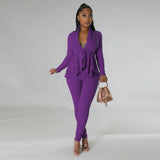pants sets suits for women 2022 office outfits women suits lady set pants long sleeve  two piece outfit 2022 clothes for woman