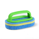 Cleaning brush with handle, sponge wiping, kitchen cleaning, dishwashing brush, thick sponge wiping, cleaning brush