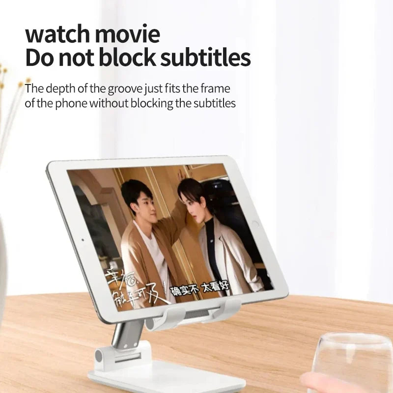 Desk Mobile Phone Holder Stand For IPhone IPad easyown Adjustable Desktop Tablet Holder Universal Table Cell Phone Stand