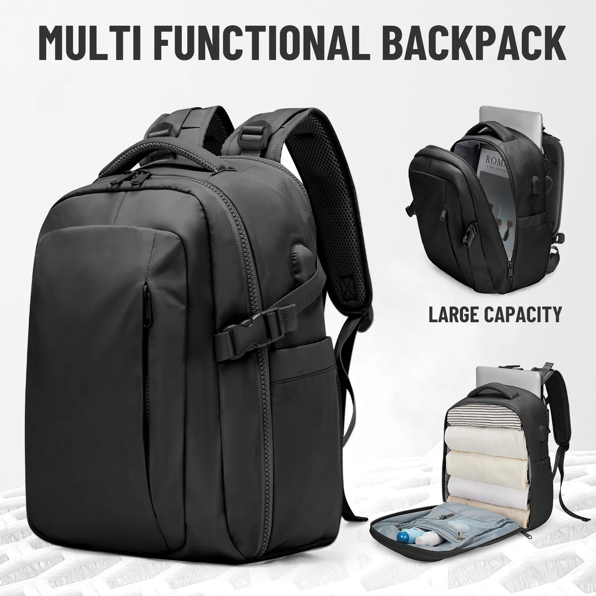 Ryanair Backpack 40x20x25 Cabin Bag Travel Backpack for Men Women, Hand Luggage Business Trip Backpack Computer Bag College Bag