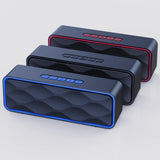 Waterproof Wireless Bluetooth speaker high sound quality small portable double soundbar speaker household outdoor loud subwoofer