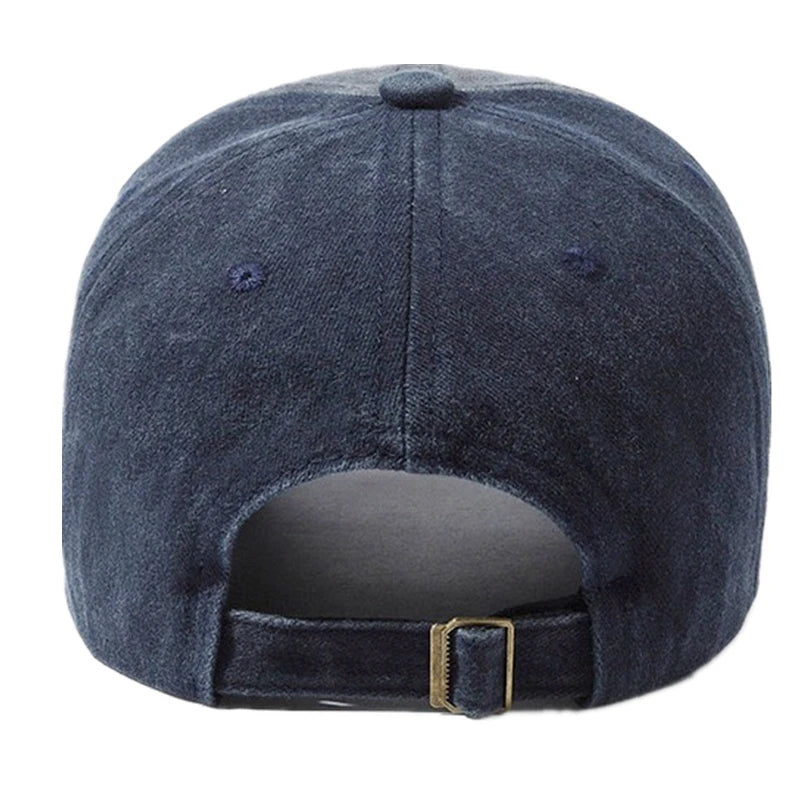 Unisex Washed Cotton Cap Letter Embroidery Baseball Cap For Men Women Streetwear Dad Hats