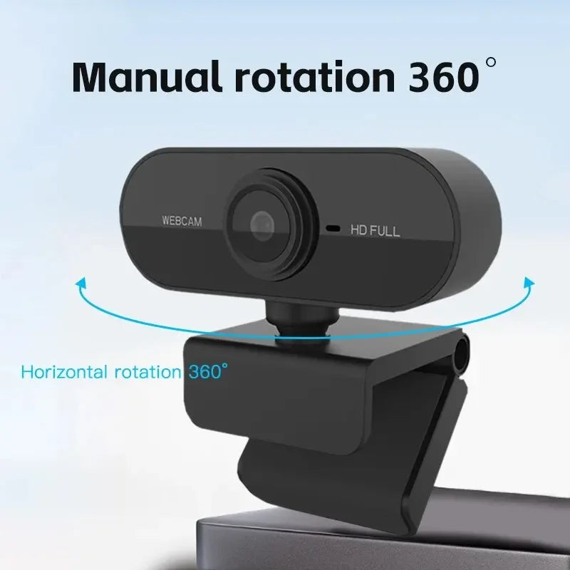 Webcam USB Webcam Drive-Free Ready To Use With Microphone Computer Webcam HD Web Conferencing Video Camera For live Streaming