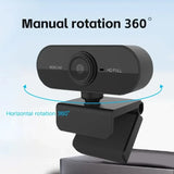 Webcam USB Webcam Drive-Free Ready To Use With Microphone Computer Webcam HD Web Conferencing Video Camera For live Streaming