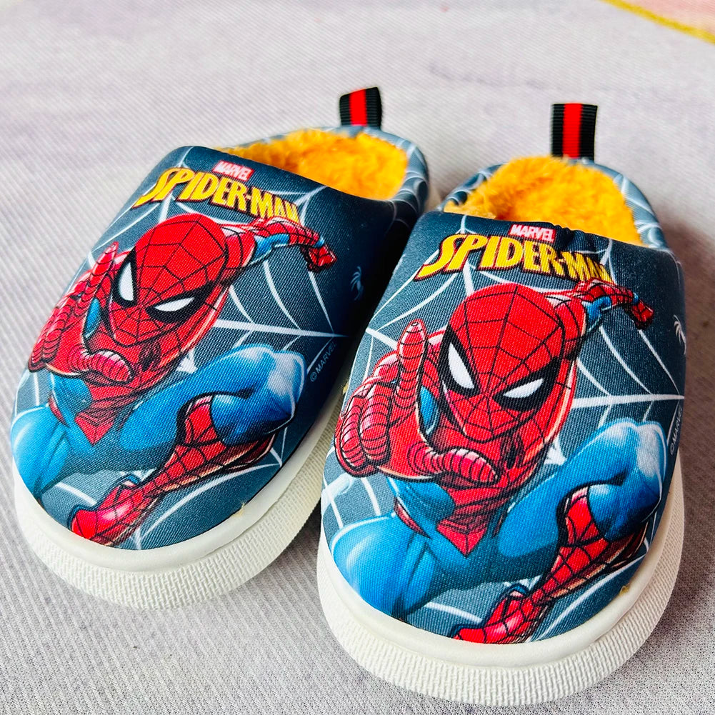 Autumn Winter Kids Shoes BoysSpiderman Slippers Children Christmas Slippers Pantoufle Enfant Baby Shoes Hausschuhe