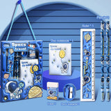 6-Piece Kids School Supplies Set, Writing Tools with Cartoon 3D Raised Design, Gift Box for Students Birthday Christmas
