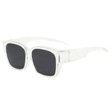 Men Women Polarized Sunglasses Wear Over Myopia Prescription Glasses Vintage Outdoor Travel Night Vision Driving Goggles