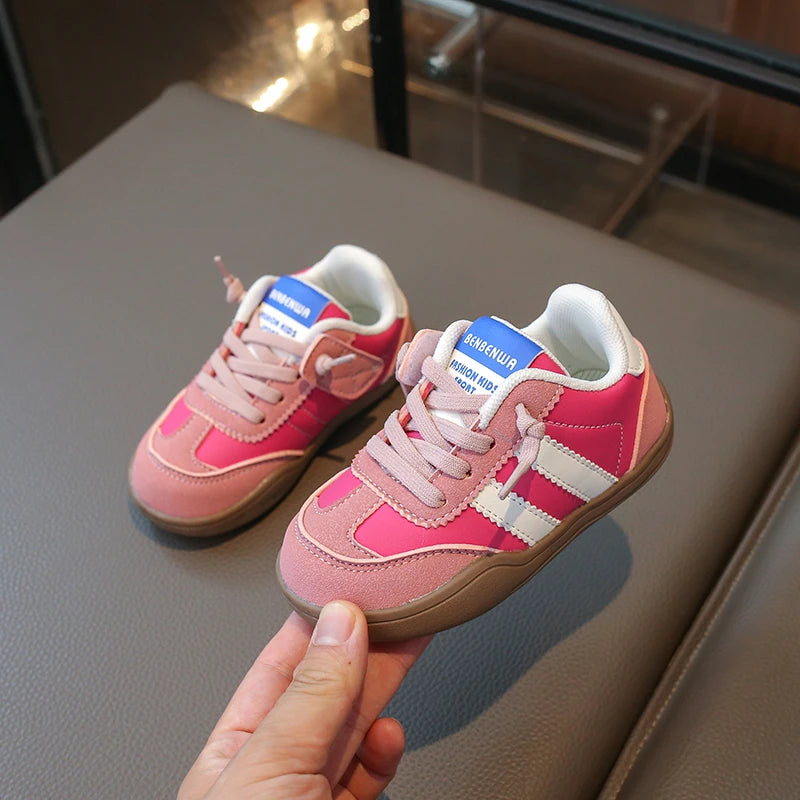 2024 Boys And Girls Canvas Shoes Children's School Performance Shoes Fashion Children Biscuit Bottom Breathable Kids Shoes
