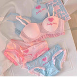 Lingerie for Girls, A Bra Cover Set Without Underwire That Makes Women Look Rounder and Larger Bra set