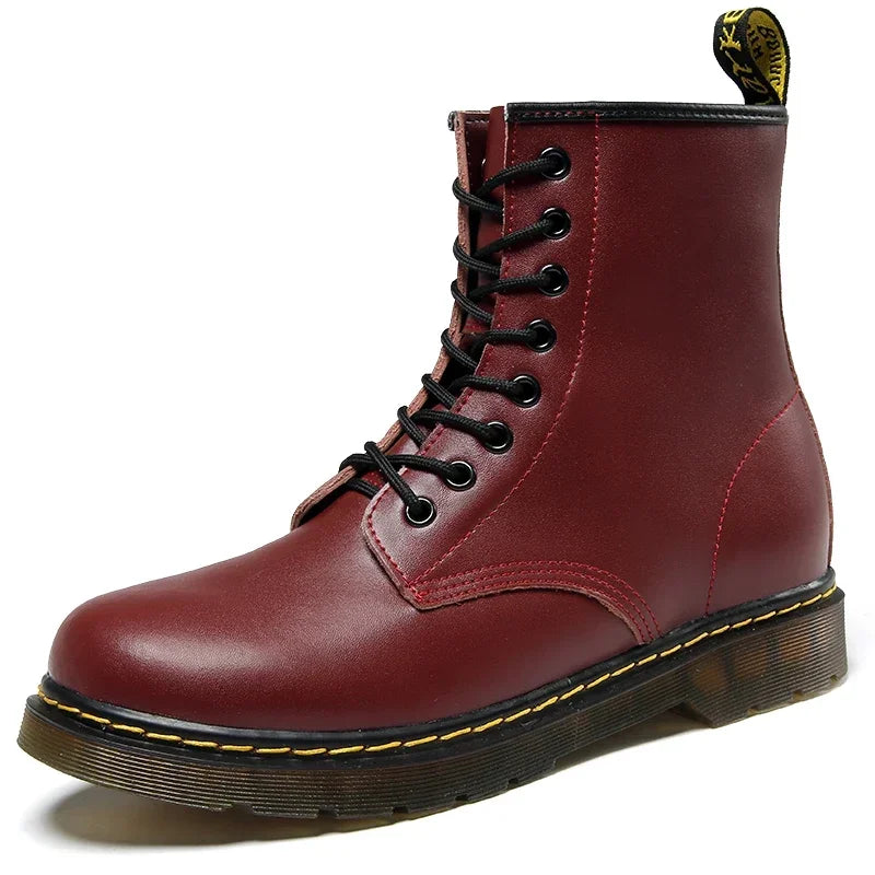 Winter Men Boots Outdoor Leather Ankle Boots Lightweight Couple Casual Boots Designer Women Work Boots Classic Handmade Boots