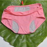 Panties for Menstruation Women Plus Size Leak-proof Waterproof High Waist Sanitary Briefs Bikini Underwear  Pink Lingerie  L-8XL