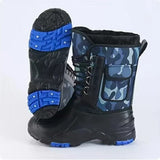 Winter Men's Outdoor Boots Warm Waterproof Snow Boots for Men Fishing Boots Men's Non-slip Hiking Boots Male Sneakers Work Boots