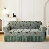 1/2/3/4 Seater Sofa Cover Single Double Three Four-Seater Elastic All-inclusive Dustproof Sofa Cover Yksivärinen sohvan kansi
