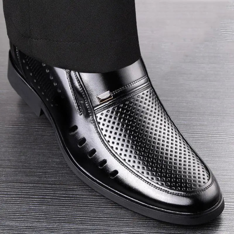 Black Social Shoe for Men Round Toe Spring Autumn Dress Shoes Man Brown New Office Cheap Clearance Gentleman Suit Footwear 39