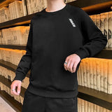 T Shirts for Men Plain Smooth Pullover Unicolor Tops Round Neck Male Clothes Polyester Fashion Trends 2024 Japan Y2k Sweatshirts