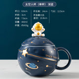 Creative Cartoon Planet Mug Cute Astronaut Ceramic Mug Gift Souvenir Mug