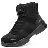 Indestructible Men Work Safety Boots Outdoor Military Boots Anti-smash Anti-puncture Industrial Shoes Men Boots Desert Boots