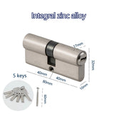 Smart lock door cylinder  locker cylinder door with master key Indoor entrance door lock 60mm 70mm 80mm me key Customize