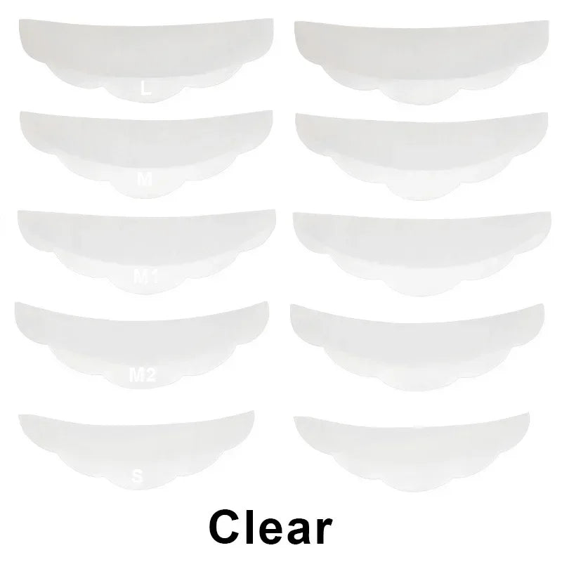 5 Pairs Silicone Eyelash Perm Pad Recycling Makeup Lifting Lashes Rods  3D Eyelash Curler Accessories Applicator Tools