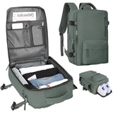 Customizable Travel Laptop Backpack, Business Anti Theft Durable Carry On Backpack with USB Port, Water Resistant College Bag