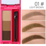 Waterproof Professional Eyebrow Powder Black Brown Coffe Lasting Eyeshadow Eye Brow Palette with Brush eyebrow pencli Eye Brows