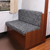 2pcs/set Elastic RV Dinette Cushions Covers Floral Print Spandex Armless Sofa Cover Camper Car Bench Cover Furniture Protector
