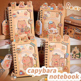 school useful stationery supplies Aesthetic stationery Sketchbook Diary cute capybara Drawing notebook offices accessories