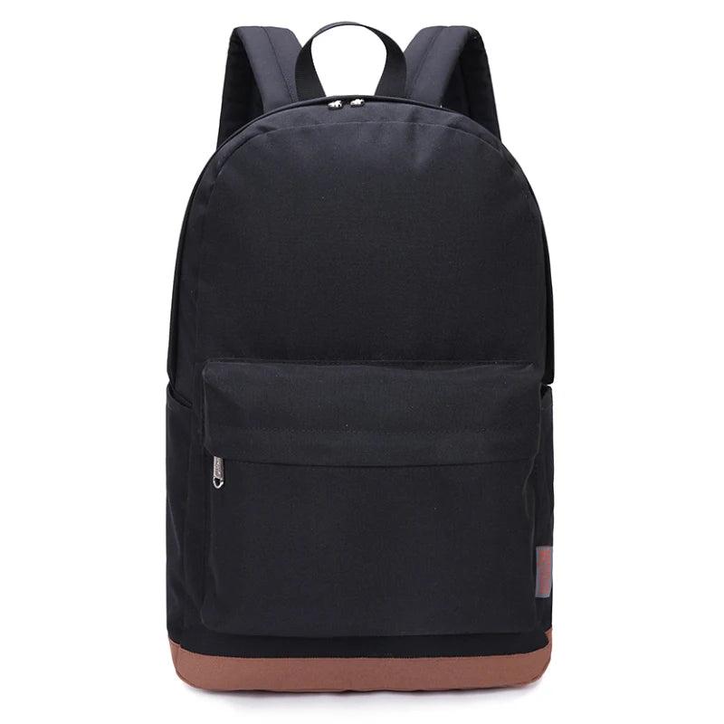 TINYAT 14 Inch Multi-Pocket Travel Backpack for Men Women, Waterproof School College Bag with Laptop Compartment, Outdoor Sport