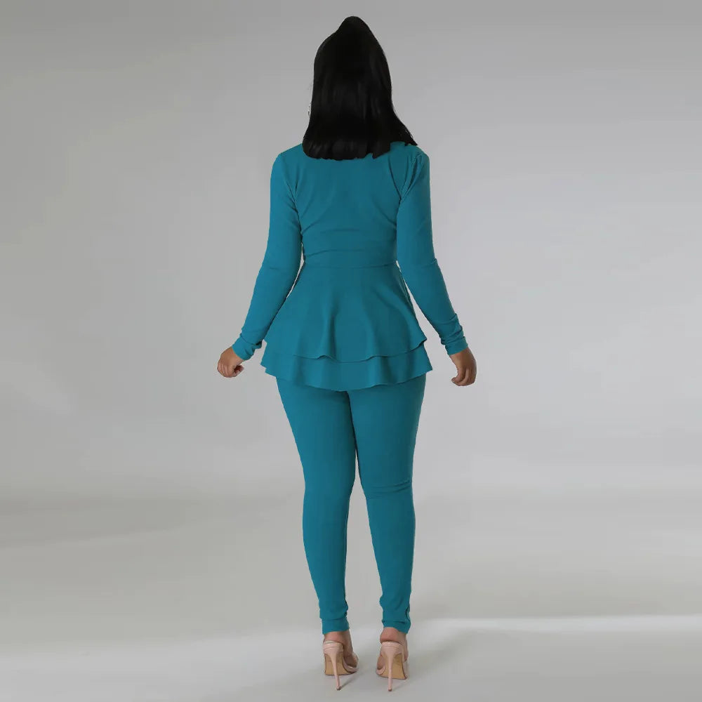 pants sets suits for women 2022 office outfits women suits lady set pants long sleeve  two piece outfit 2022 clothes for woman