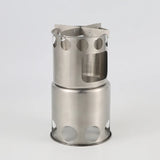 Popular Camping Steel Wood Stove Cooking Pot Optional