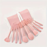New Mini Makeup Brush Set 10PCS Eyeshadow Loose Powder Brush Travel Portable Soft Hair Makeup Tools