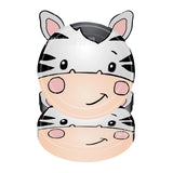 10pcs Farm Animals Party Paper Plates Cock Pig Cow Sheep Disposable Plates Kids Birthday Decor Cartoon Animals Dinnerware Plates
