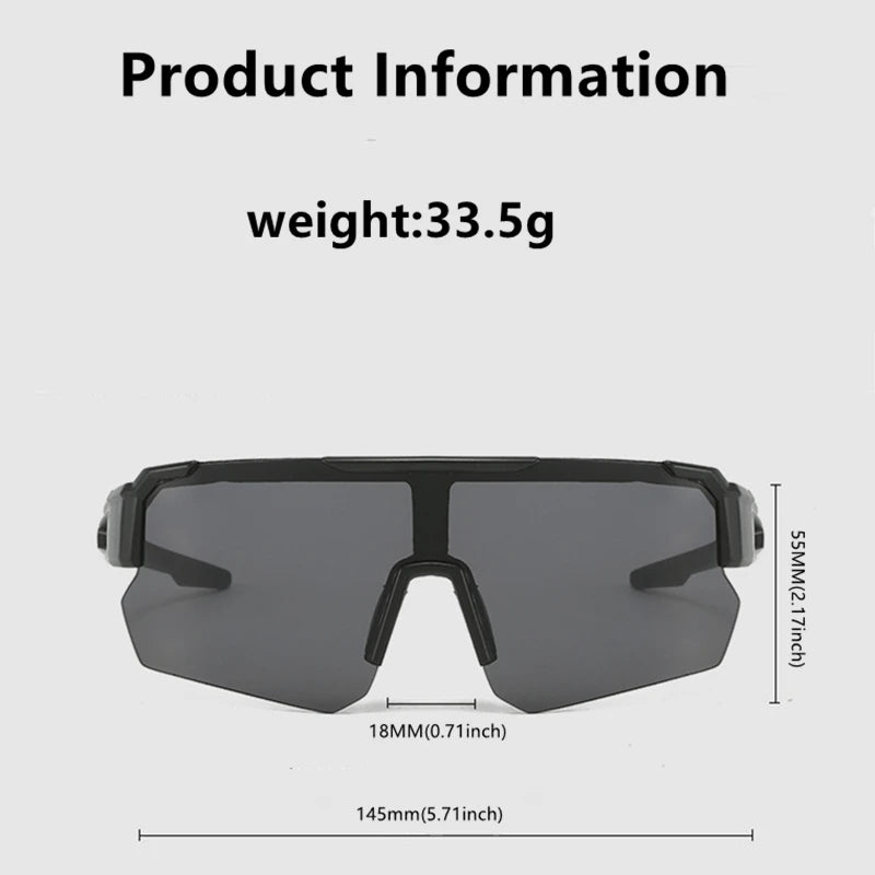 Sunglasses for Men Sport Cycling Glasses Bike Mountain Bicycle Hiking Camping Golf UV Protection Glasses Women Baseball