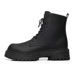 Luxury Brand Boots Chelsea Men's Boots Leather Men Designer Boots Fashion Casual Business Black Boots Thick Soled Mid Top Boots