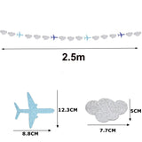 Fighter Plates Airplane Birthday Party Decor Plane Plates Blue Sky Plates Two Fly Paper Plates Napkins Party Supplies for Boys