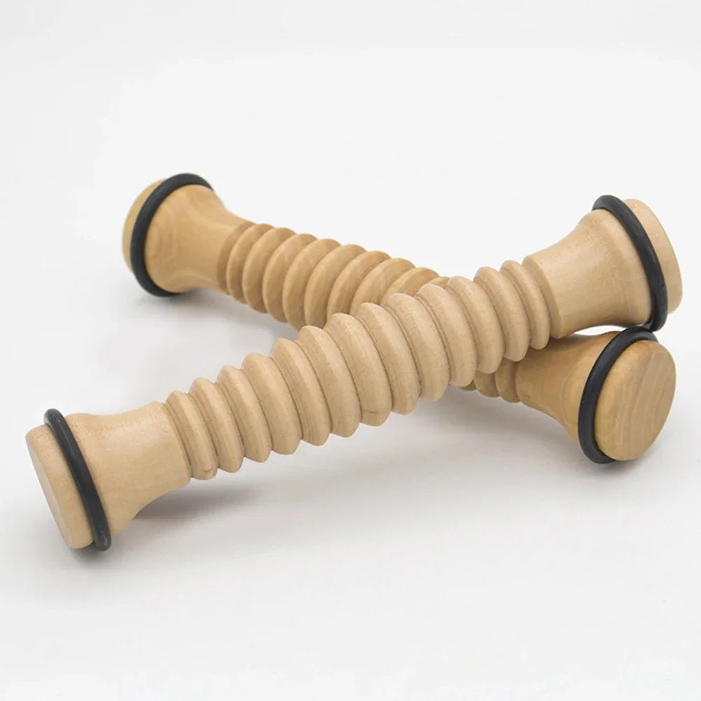 Foot Massage Relieve Stress Wood Foot Massage Roller For Plantar Fasciitis Relief Deep Tissue Massage Tool Stress Relief