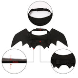 Creative Halloween Cute Pet Clothes Black Bat Wings Harness Costume Halloween Cosplay Cat Dog Halloween Party For Pet Supplies