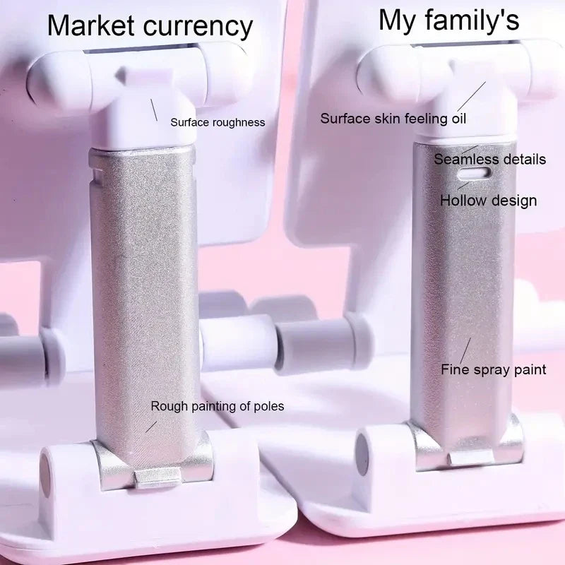 Desk Mobile Phone Holder Stand For IPhone IPad easyown Adjustable Desktop Tablet Holder Universal Table Cell Phone Stand