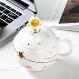 Creative Cartoon Planet Mug Cute Astronaut Ceramic Mug Gift Souvenir Mug