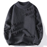 Autumn Winter y2k Sweater Men Retro Hole Fringed Loose Versatile Sweater For Men And Women Knitting Pullovers Sweater Streetwear