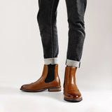 Soft Leather Men Chelsea Boots Ankle Boots Comfortable Men Boots